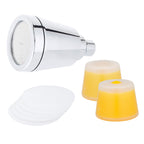 Jet Wall Fixture + Additional Citrus Mango Vitamin C Cartridge + Microfiber Filter 5 Pack