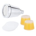 Jet Wall Fixture + Additional Lemon Vitamin C Cartridge + Microfiber Filter 5 Pack